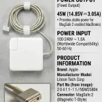 Apple MagSafe 2 (T-Style Magnetic Connector)